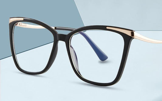 EP Glasses TR90 material square frame glasses metal foot wire