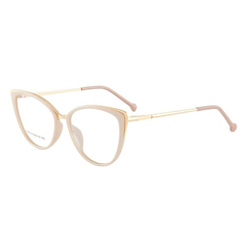 EP Cat eye anti-blue light flat lens European and American glasses TR