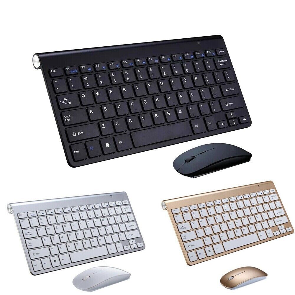 Mini Wireless Keyboard And Mouse Set Waterproof 2.4G For Mac Apple PC