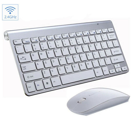 Mini Wireless Keyboard And Mouse Set Waterproof 2.4G For Mac Apple PC