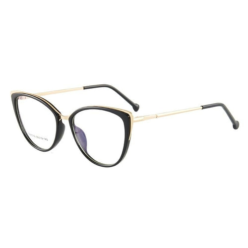 EP Cat eye anti-blue light flat lens European and American glasses TR