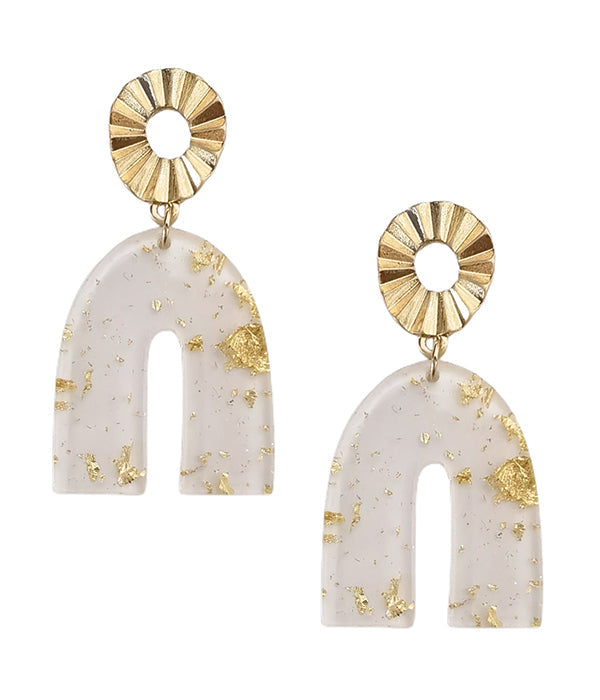 Acetate Arch Drop Earrings - Liv&Maddie